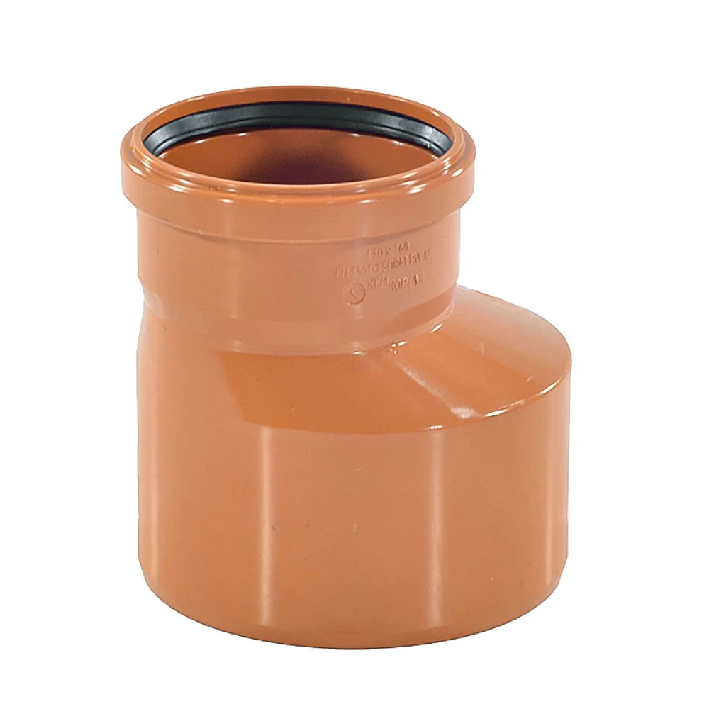 Патрубок переходной для наружной канализации 500х400 НПВХ, Хемкор